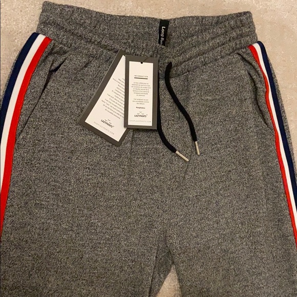Lazy Pants joggers gray with striped on the side - Picture 2 of 5